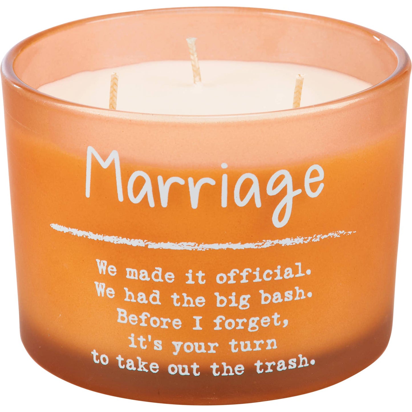 Marriage Poetry Candle