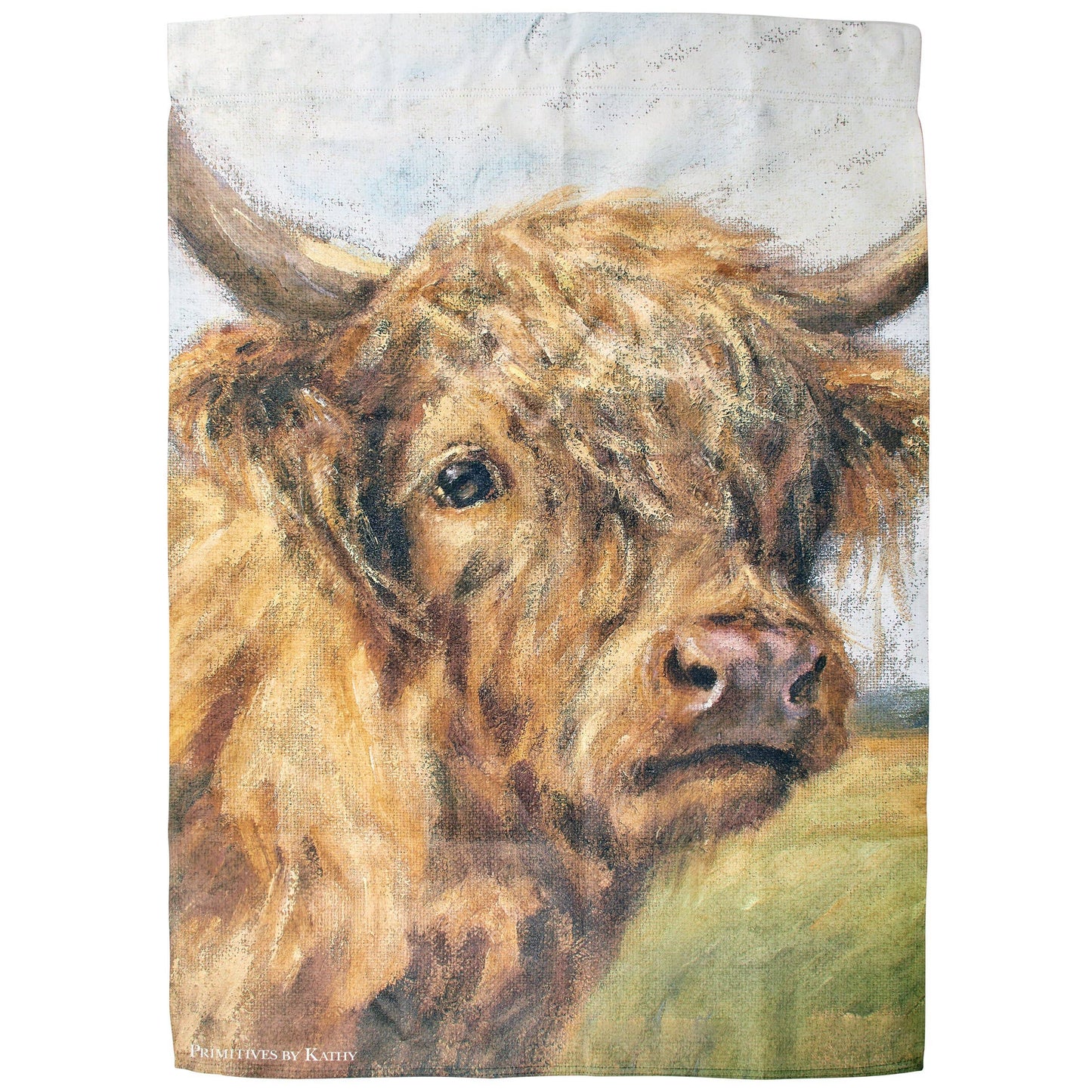 Highland Cow House Flag