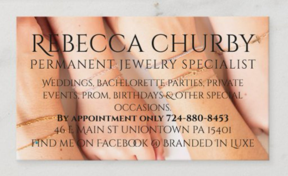 Wedding permanent jewelry package 1