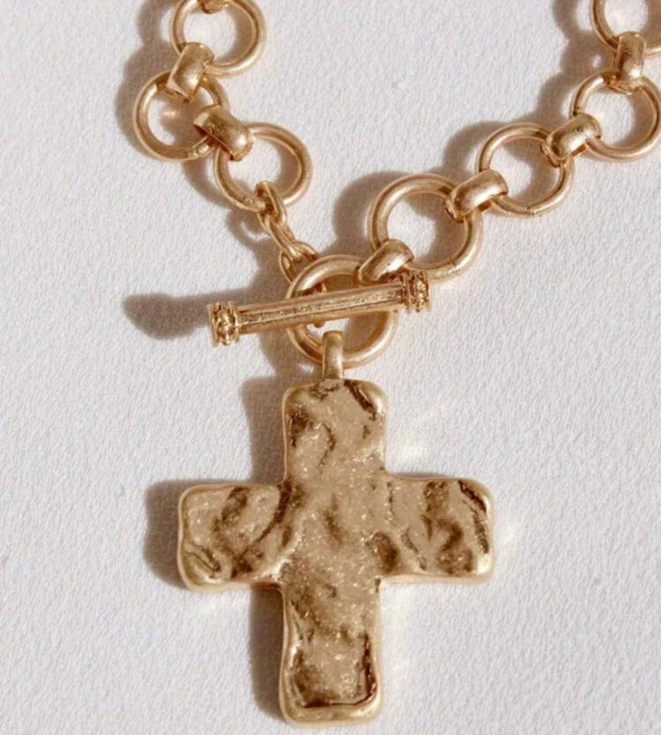 Hammered cross