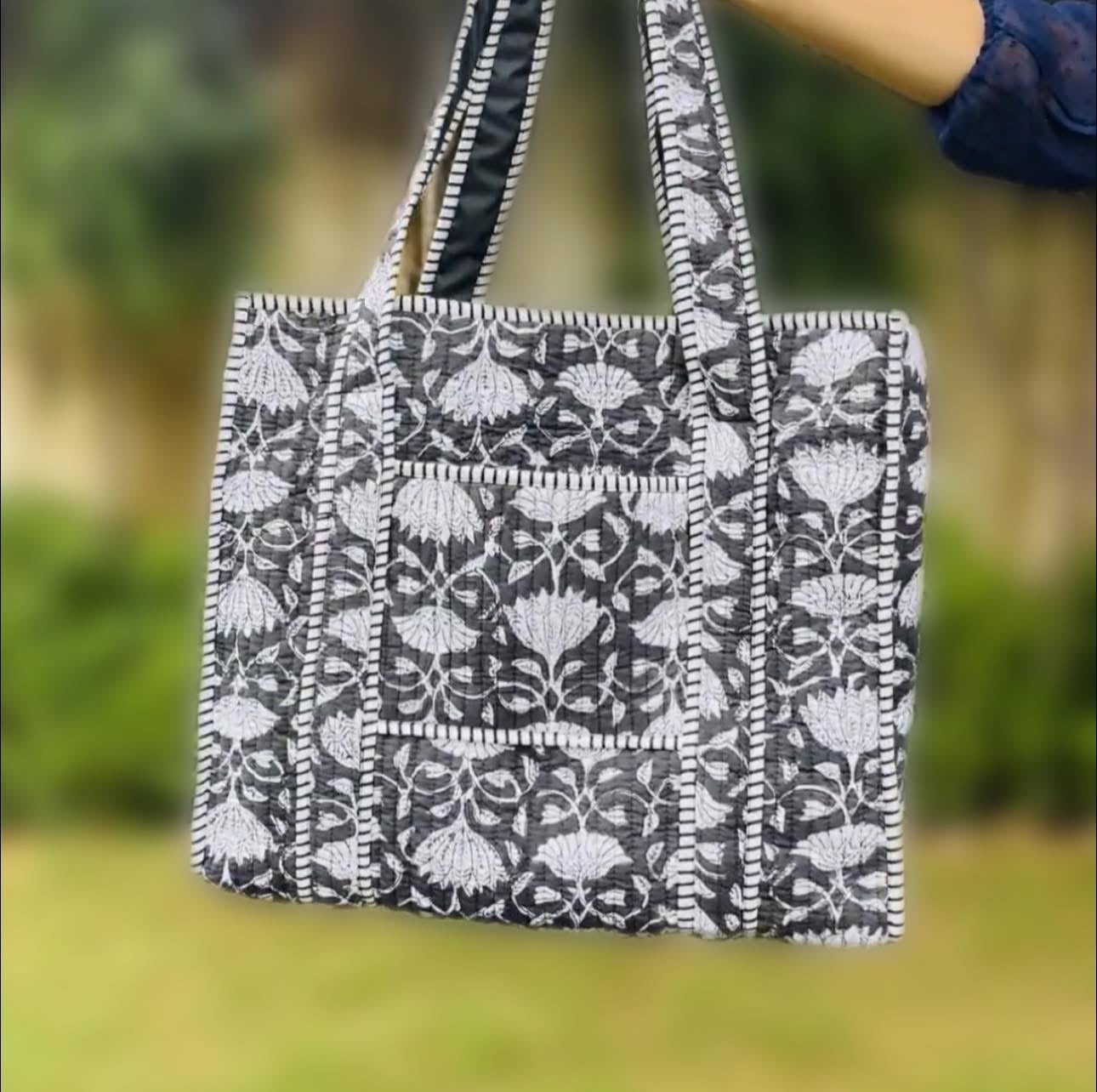 Quilted tote