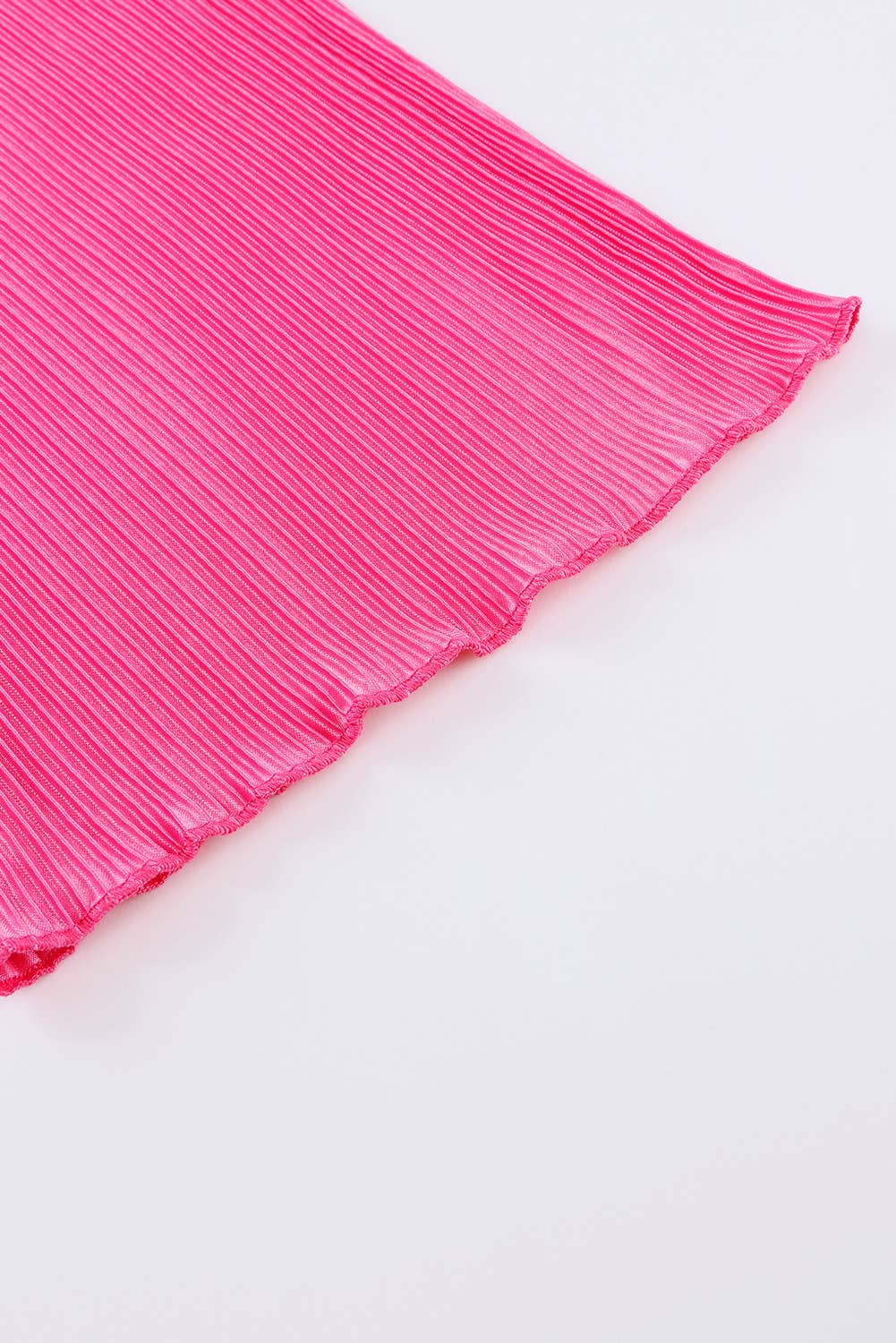 Pleated Shirt and High Waist Shorts Lounge Set