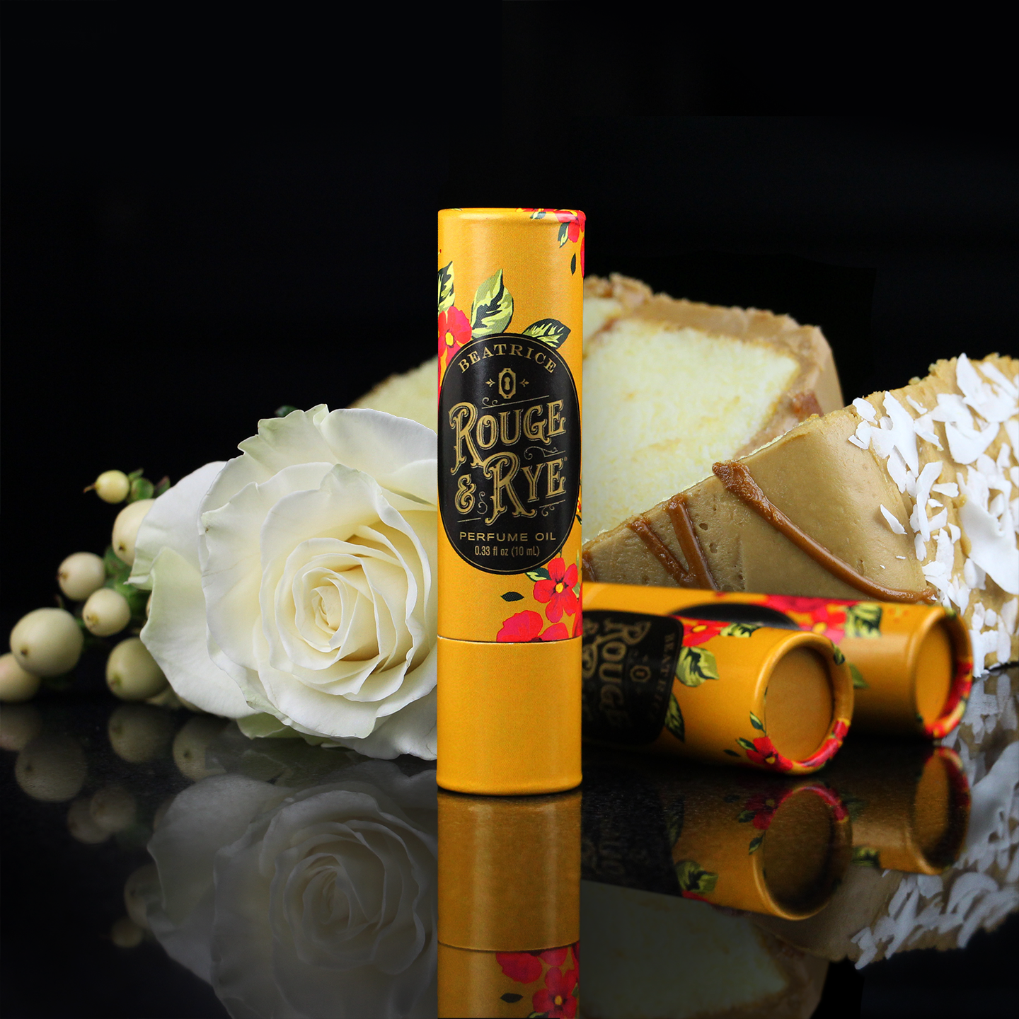 Beatrice Perfume Oil • Coconut Caramel Rose