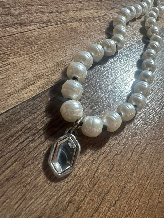 Large Swarovski pendant necklace