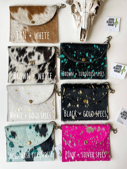 Jackie - Keychain Wallet Hair On Cowhide Keychain Wallet