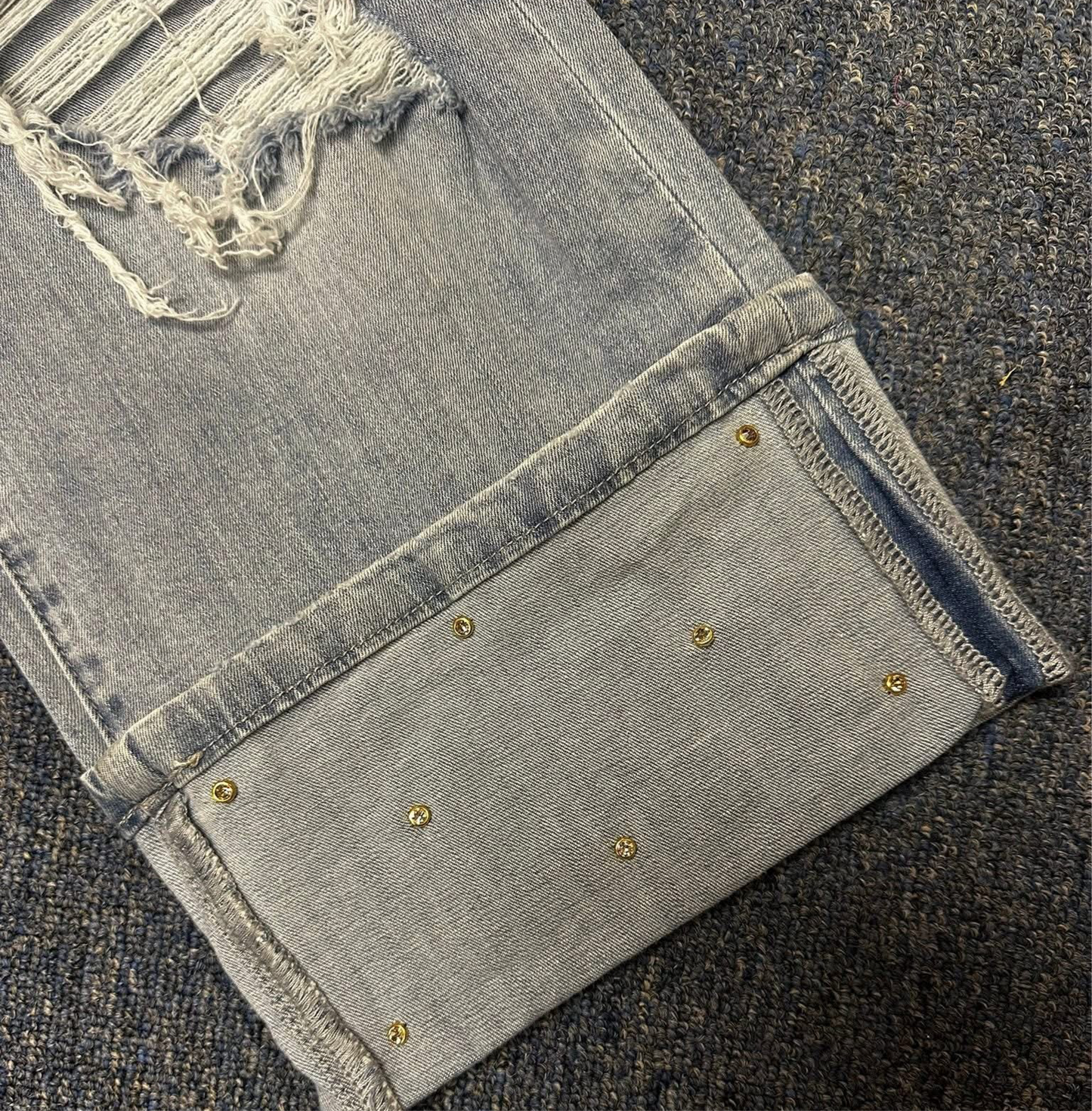 Rhinestone denim