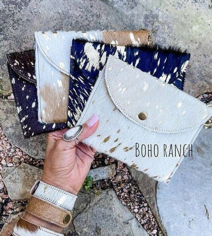 Jackie - Keychain Wallet Hair On Cowhide Keychain Wallet