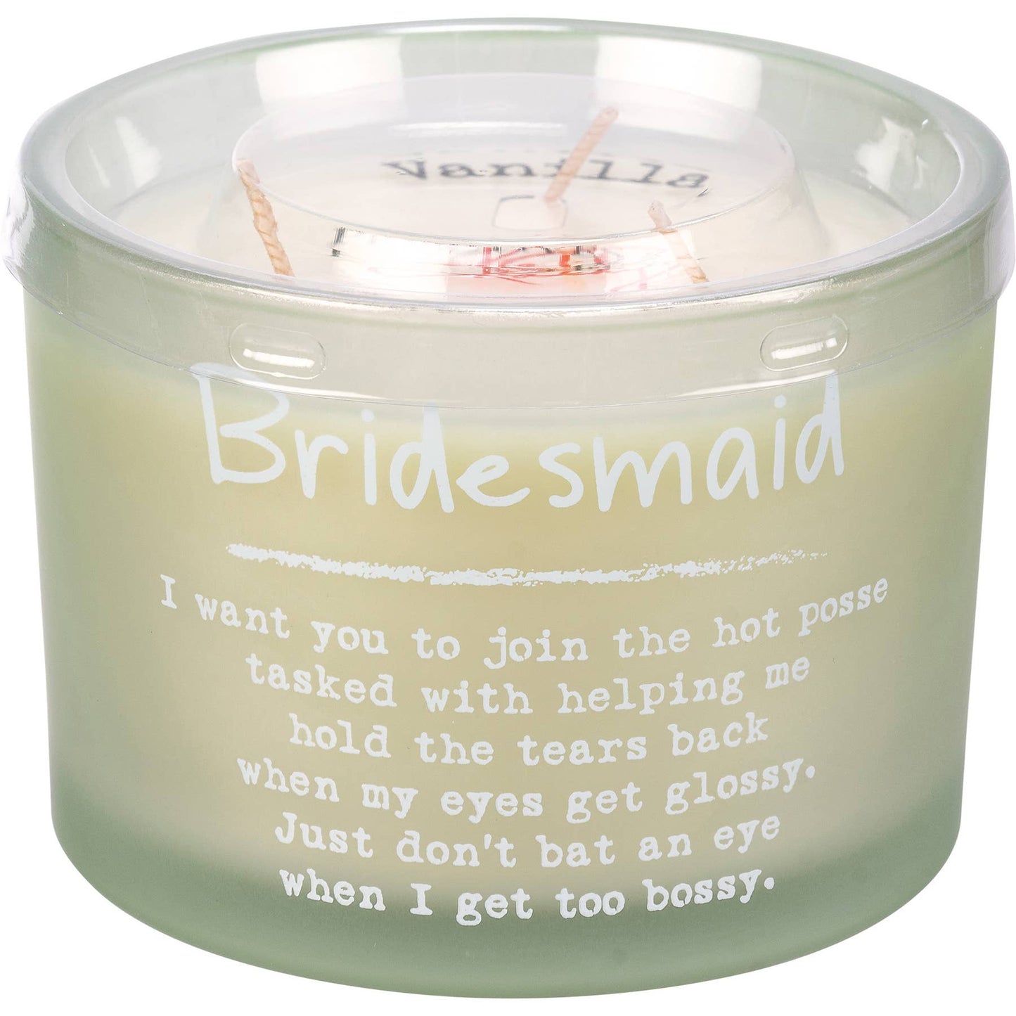 Bridesmaid Poetry Candle