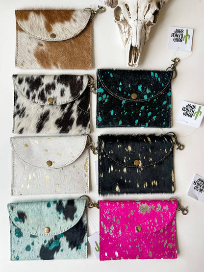 Jackie - Keychain Wallet Hair On Cowhide Keychain Wallet