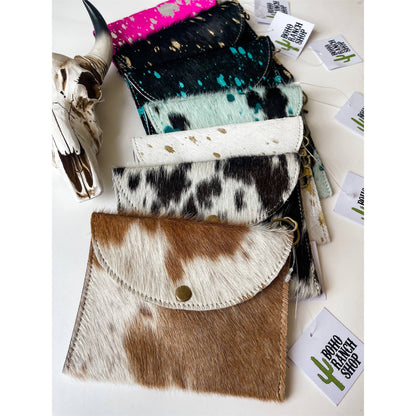 Jackie - Keychain Wallet Hair On Cowhide Keychain Wallet