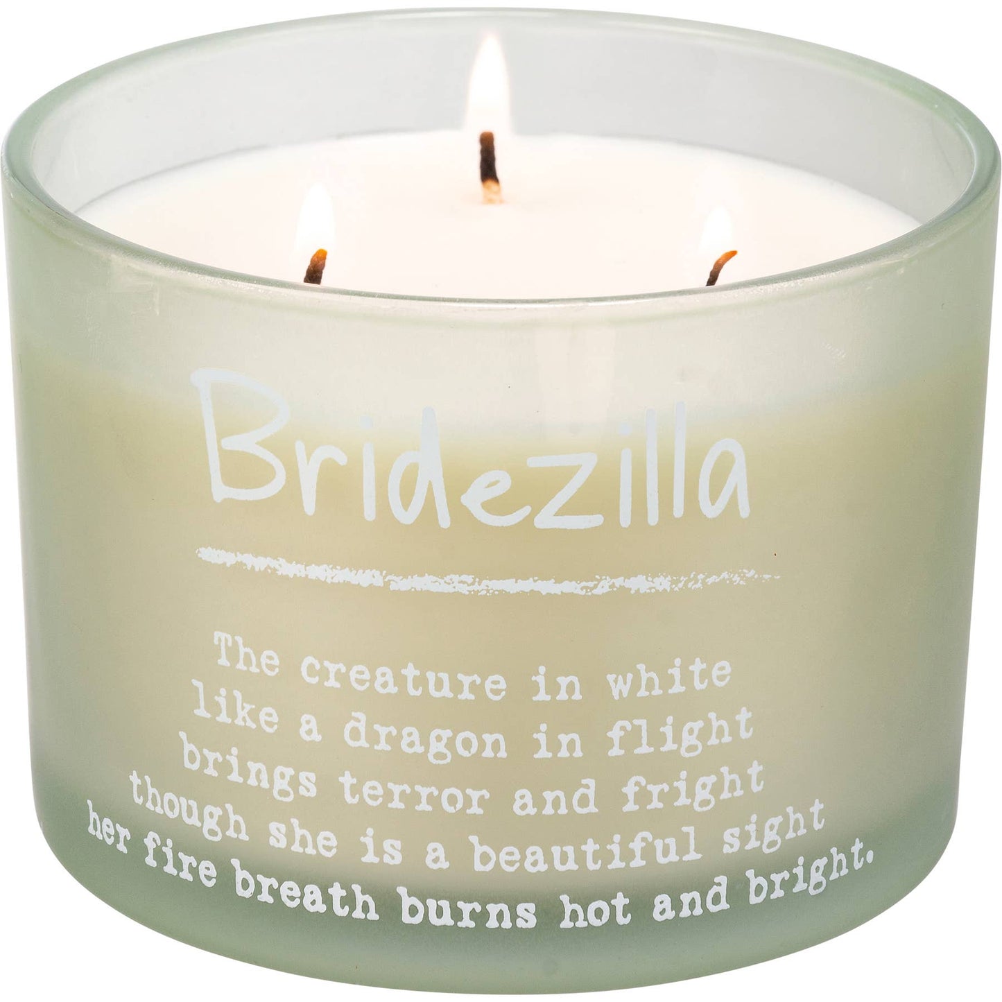 Bridezilla Poetry Candle