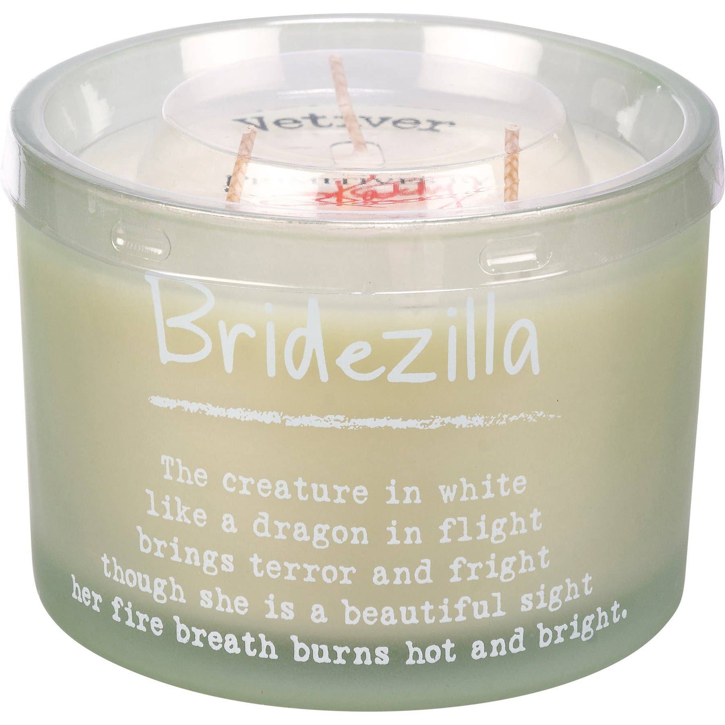 Bridezilla Poetry Candle