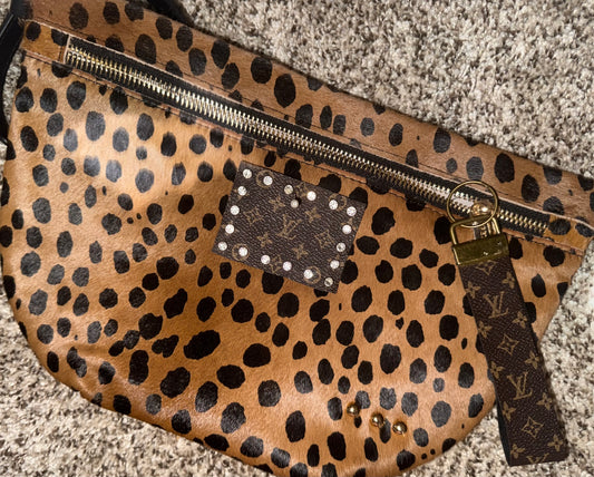 Luxury calf hair purse