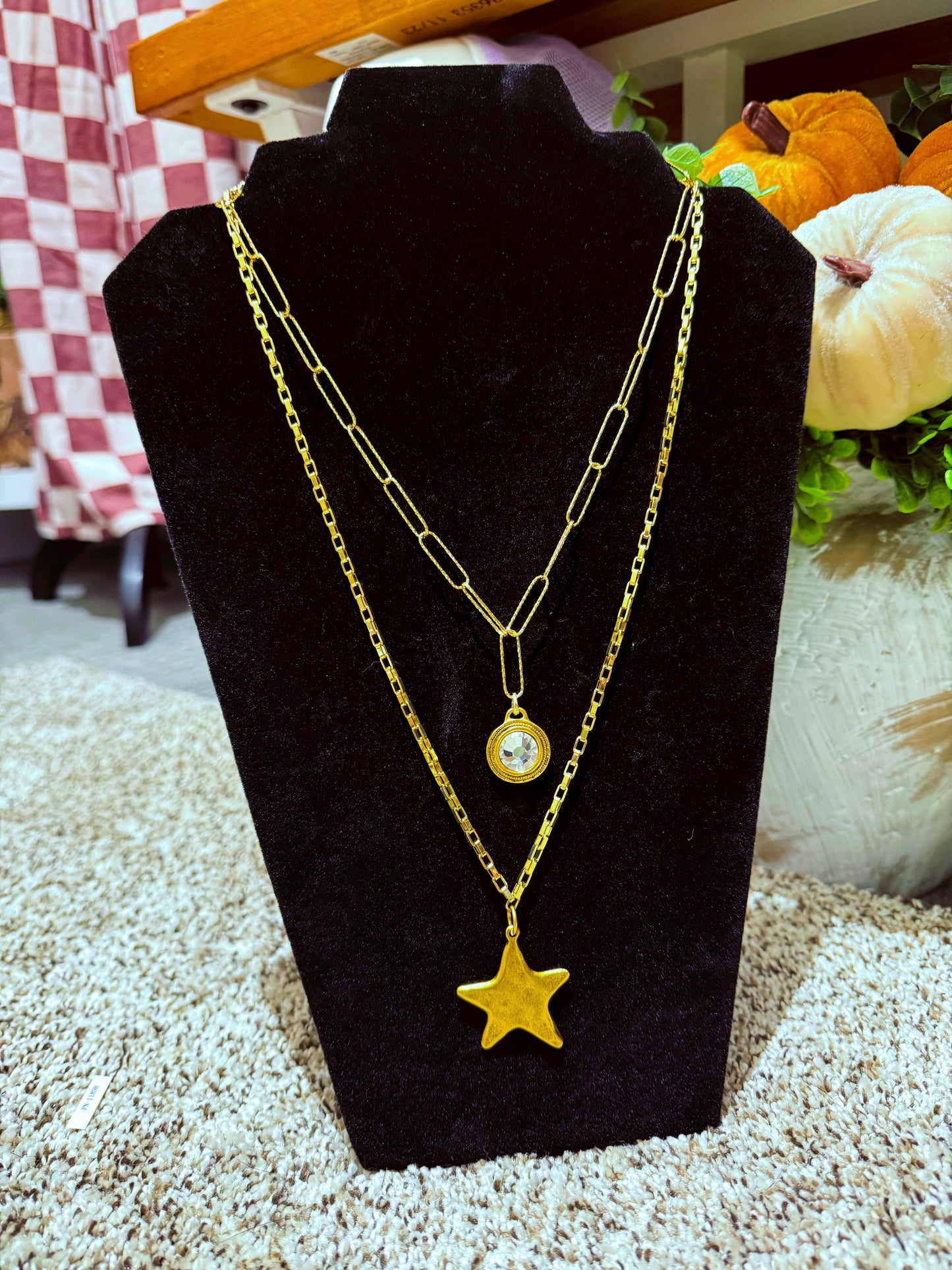 Double strand Swarovski necklace