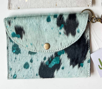 Jackie - Keychain Wallet Hair On Cowhide Keychain Wallet