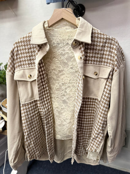 The wright plaid shacket