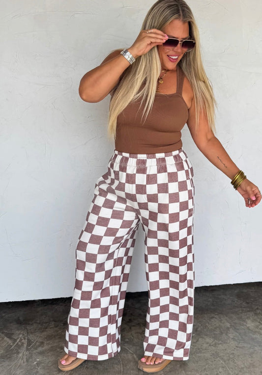 Blakely checkered Lola pants