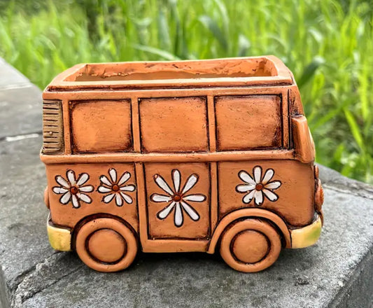Hippie van planter
