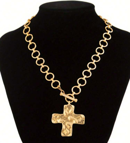 Hammered cross