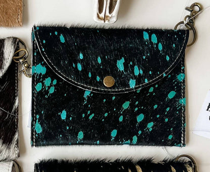 Jackie - Keychain Wallet Hair On Cowhide Keychain Wallet