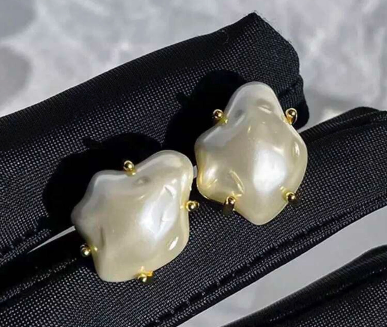 Pearl earrings