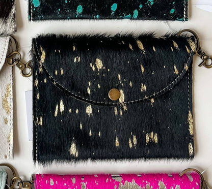 Jackie - Keychain Wallet Hair On Cowhide Keychain Wallet