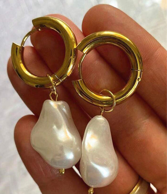 Pearl earrings