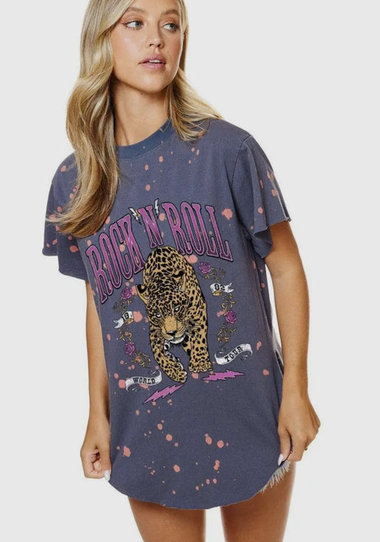 Leopard rock shirt