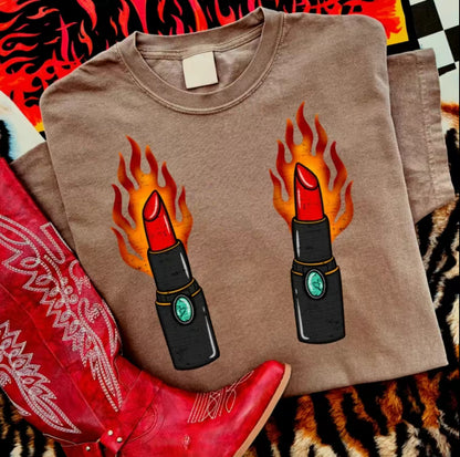 Lipstick fire top