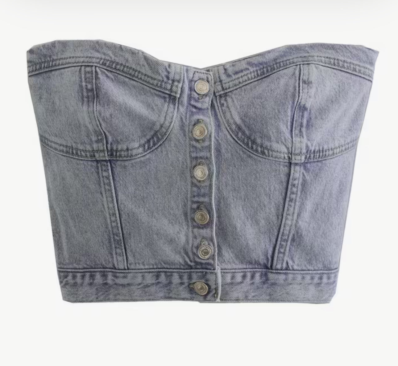 Y2K denim top