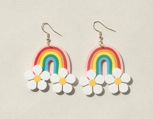 Rainbow earrings