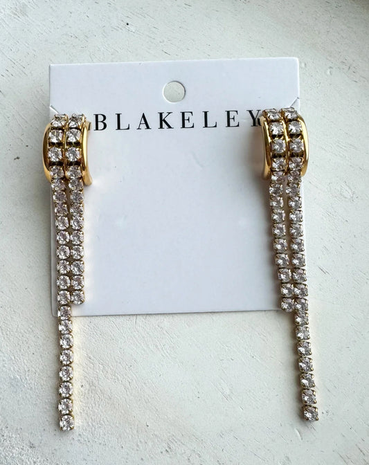 Blakeley rhinestone earrings