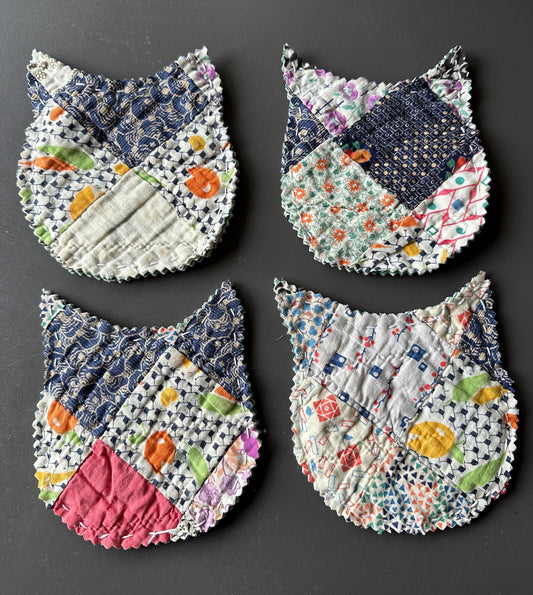 Quilted cat coasters