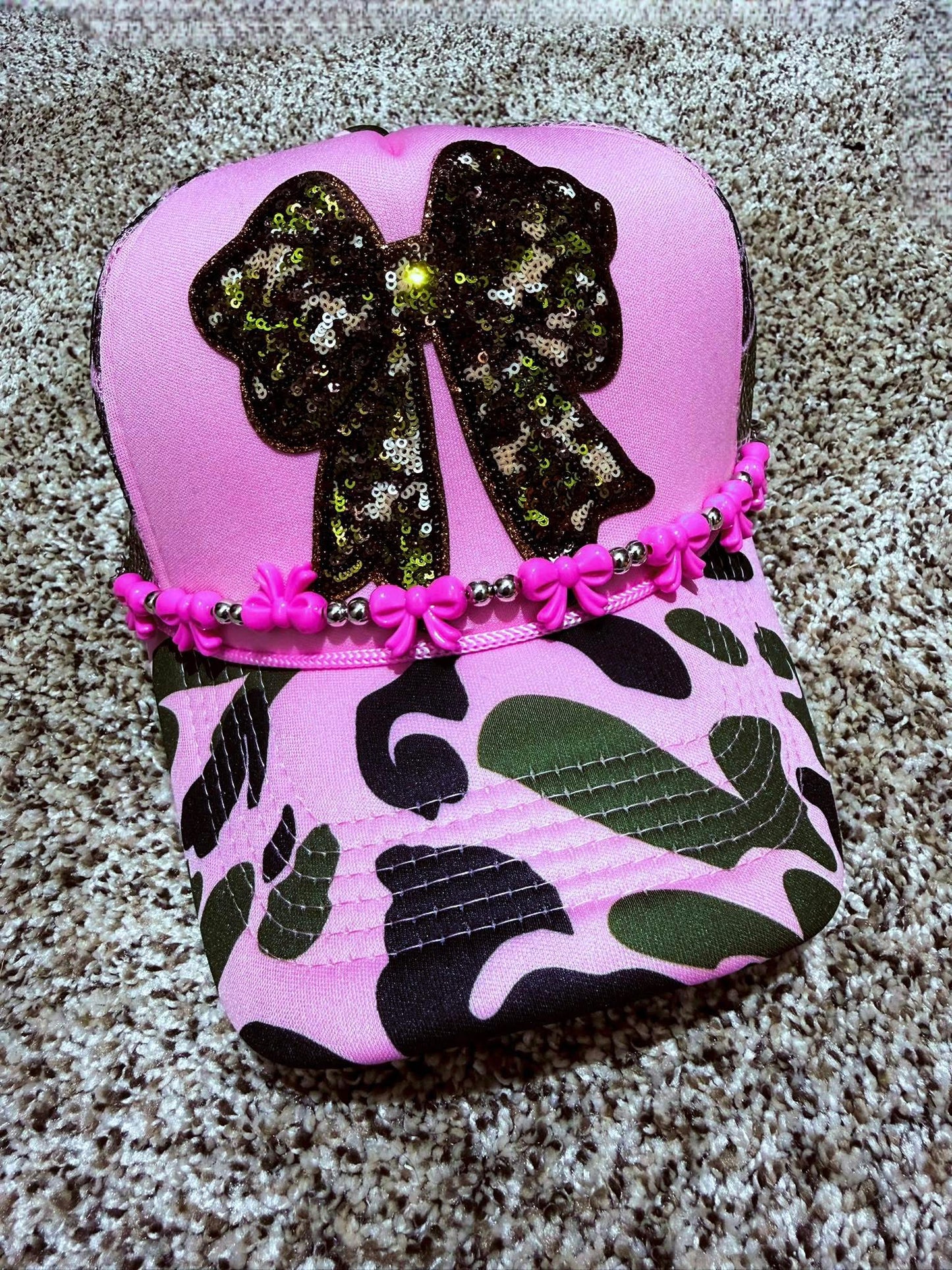 Barbiecore bling hat