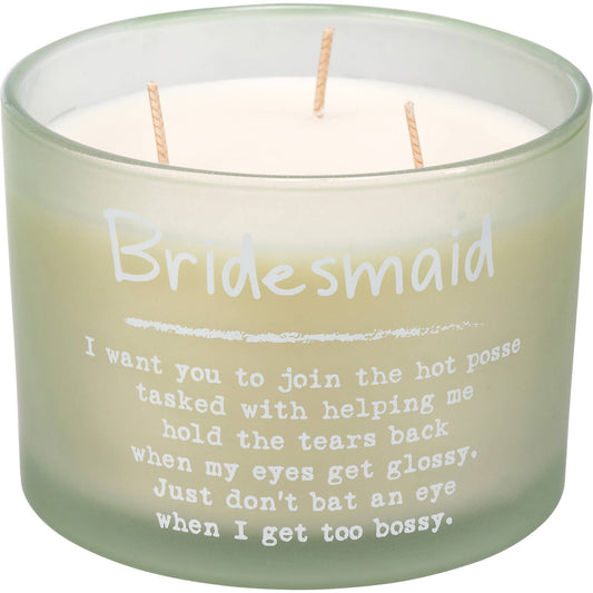 Bridesmaid Poetry Candle
