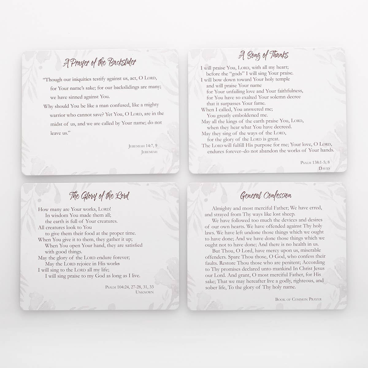 Cards in Tin My Prayers