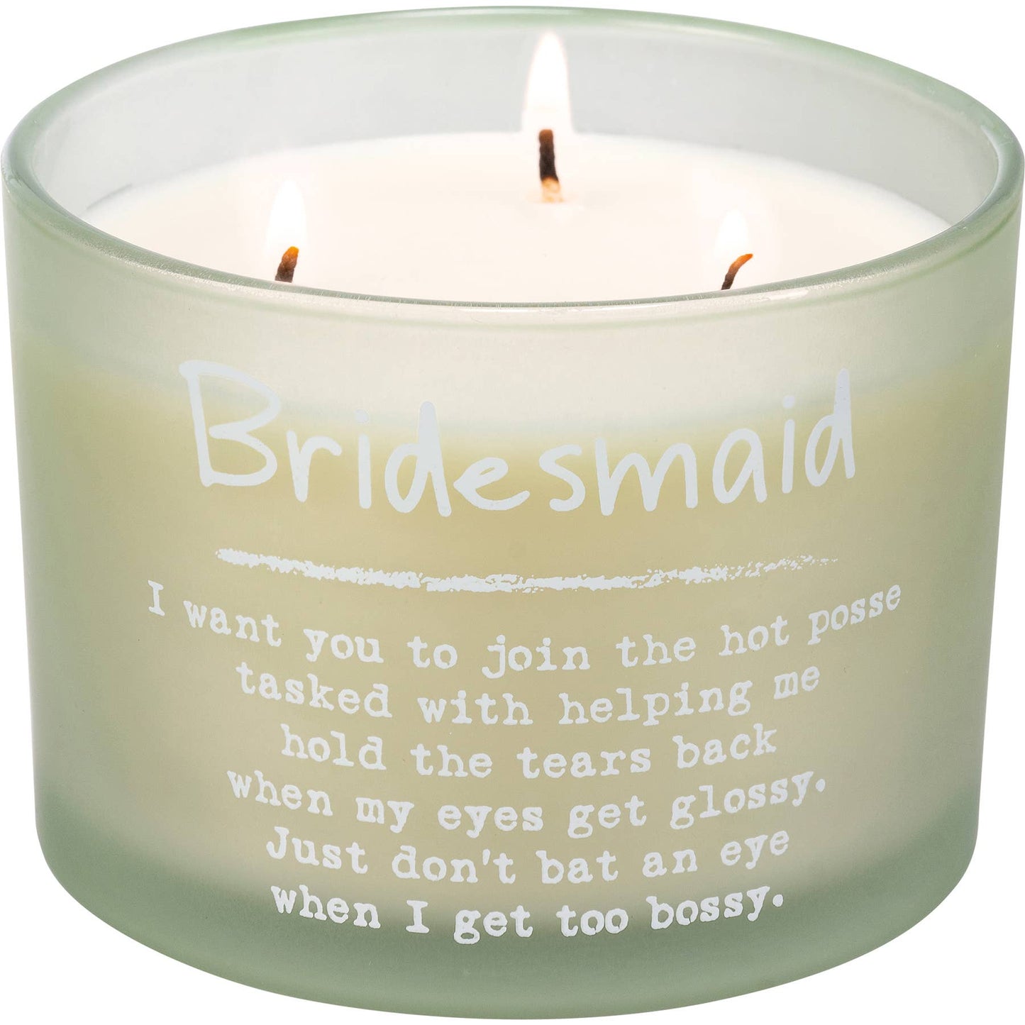 Bridesmaid Poetry Candle
